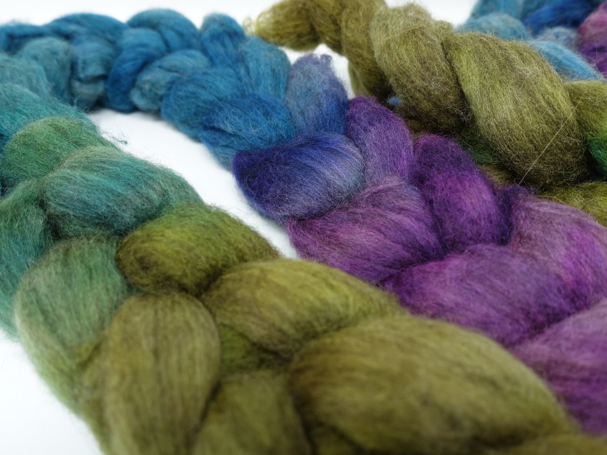 Polwarth & Yak. Hand Dyed Gradient. 100g