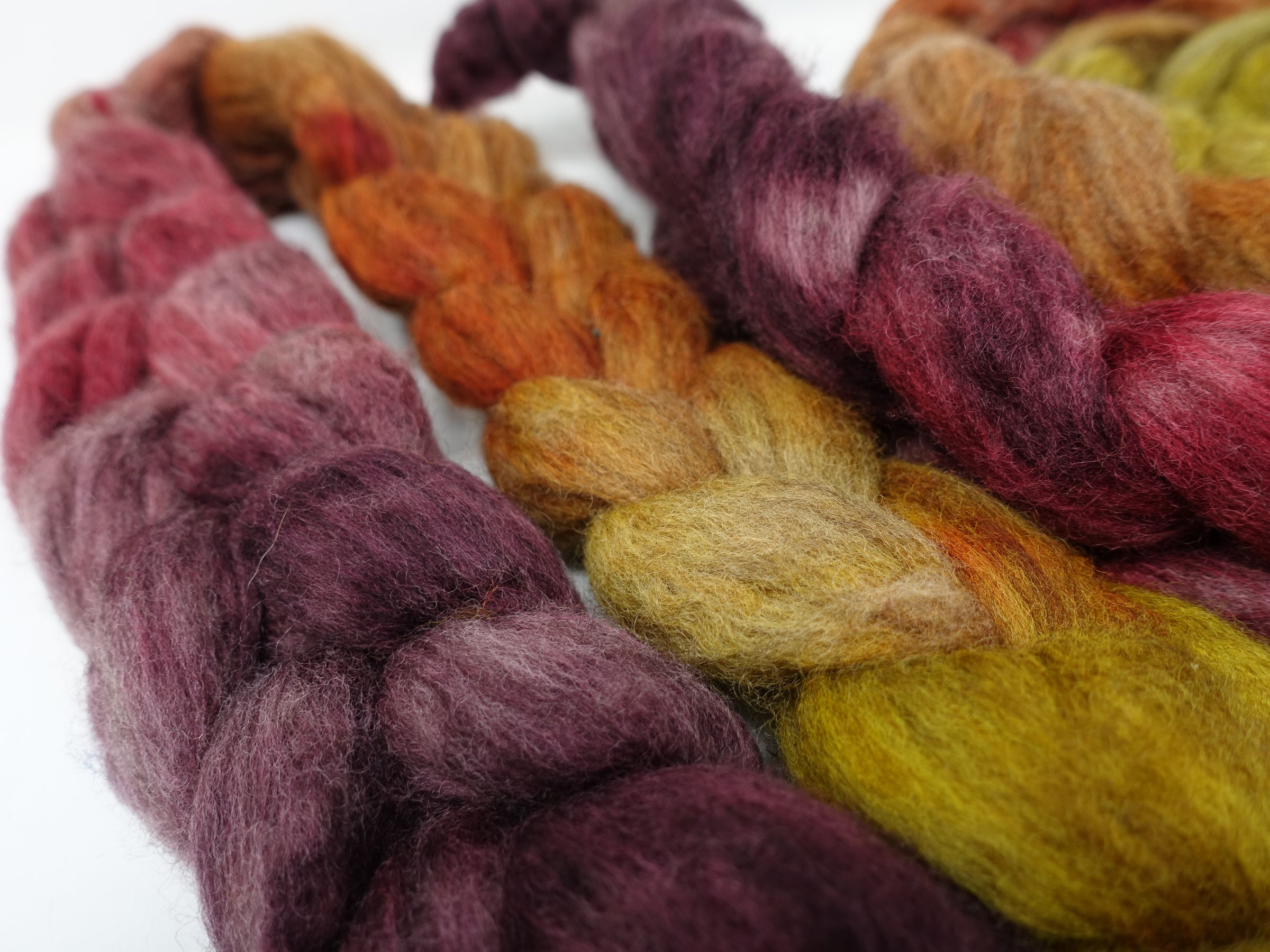 Polwarth & Yak. Hand Dyed Gradient. 100g