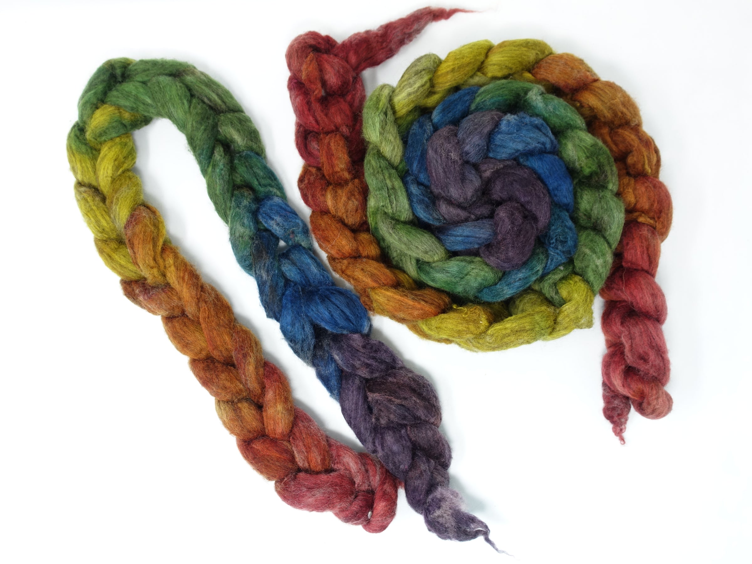 Polwarth & Yak. Hand Dyed Gradient. 100g