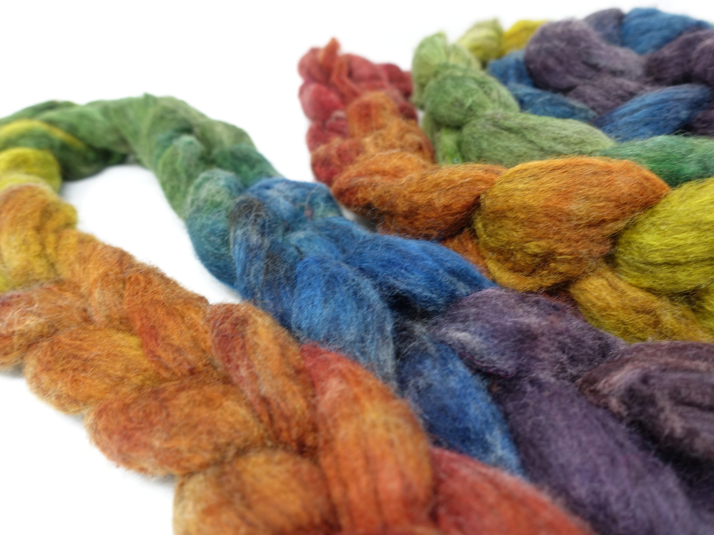 Polwarth & Yak. Hand Dyed Gradient. 100g