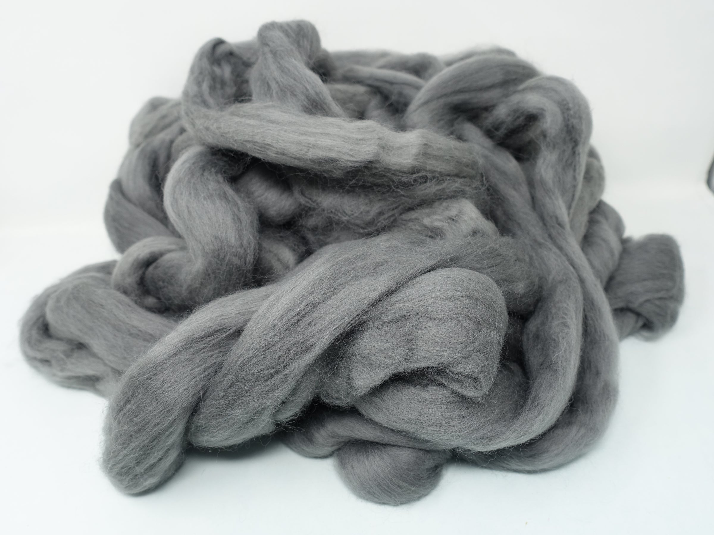 Cheviot Wool Top- Steel