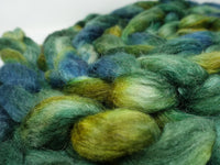 Romney, Silk & Linen. Hand Dyed Variegated - 100g
