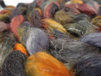 Romney, Silk & Linen. Hand Dyed Variegated - 100g