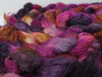 Romney, Silk & Linen. Hand Dyed Variegated - 100g