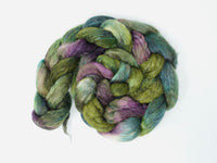 Romney, Silk & Linen. Hand Dyed Variegated - 100g