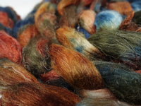 Romney, Silk & Linen. Hand Dyed Variegated - 100g