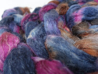 Romney, Silk & Linen. Hand Dyed Variegated - 100g