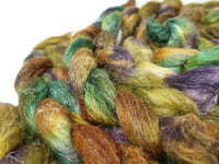 Romney, Silk & Linen. Hand Dyed Variegated - 100g