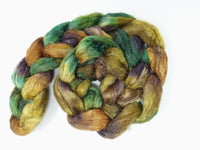 Romney, Silk & Linen. Hand Dyed Variegated - 100g