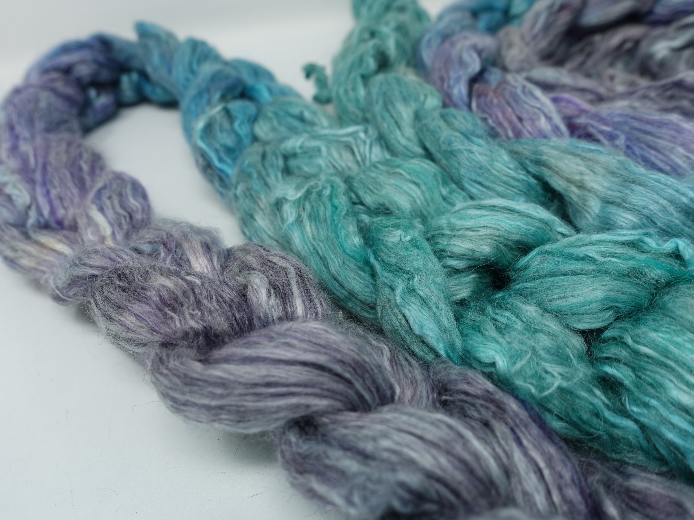 Seacell, BFL & Alpaca- Hand Dyed Gradient. 100g
