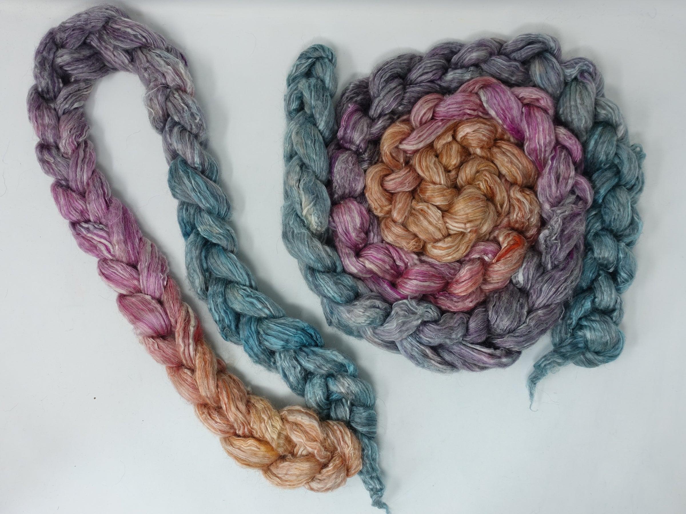 Seacell, BFL & Alpaca- Hand Dyed Gradient. 100g