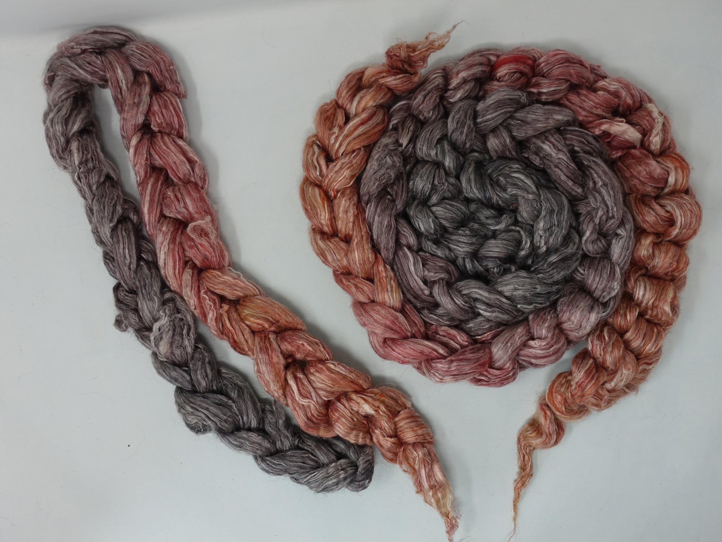 Seacell, BFL & Alpaca- Hand Dyed Gradient. 100g