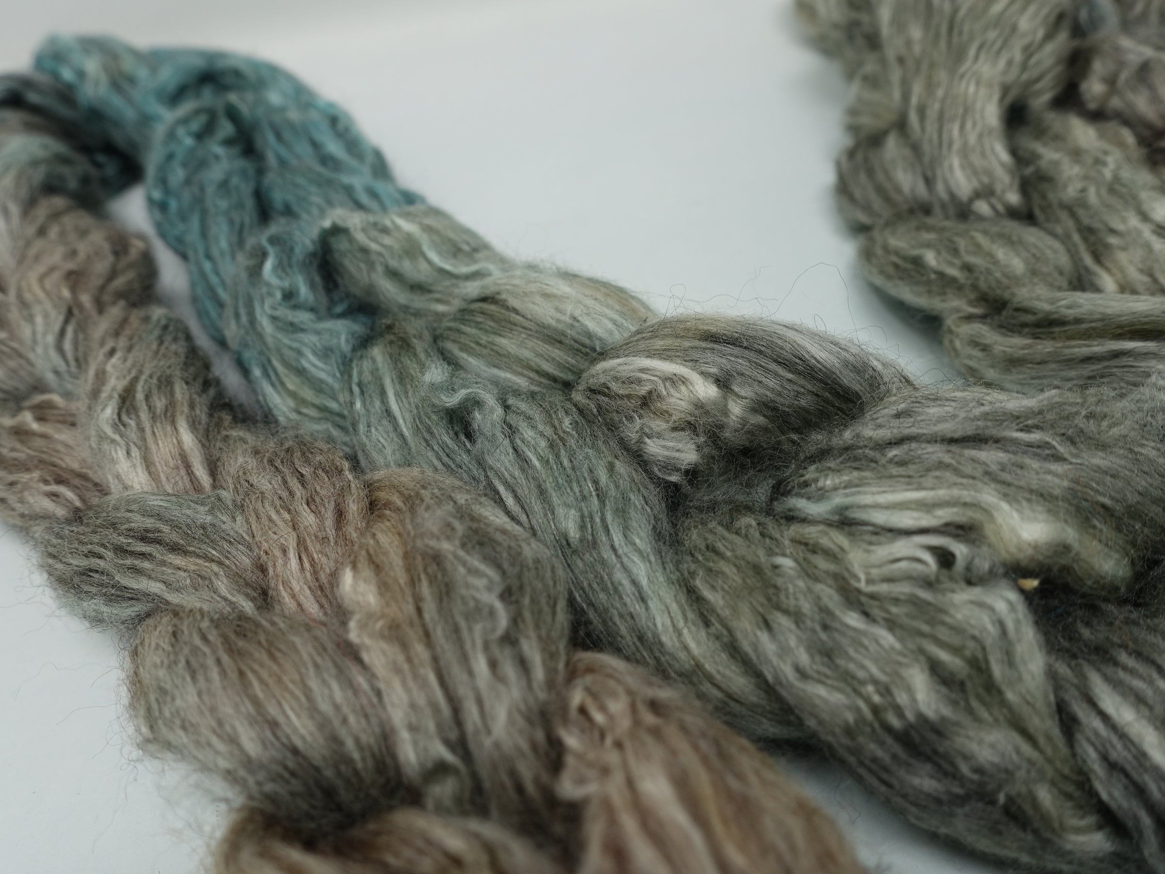 Seacell, BFL & Alpaca- Hand Dyed Gradient. 100g