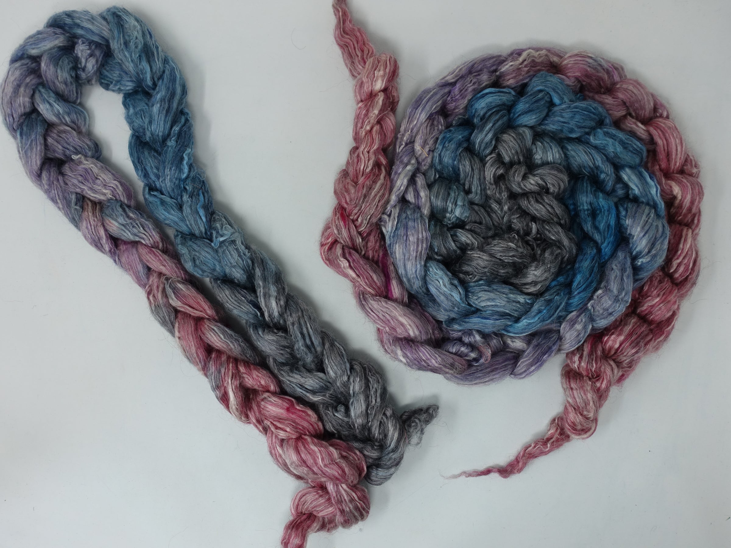 Seacell, BFL & Alpaca- Hand Dyed Gradient. 100g