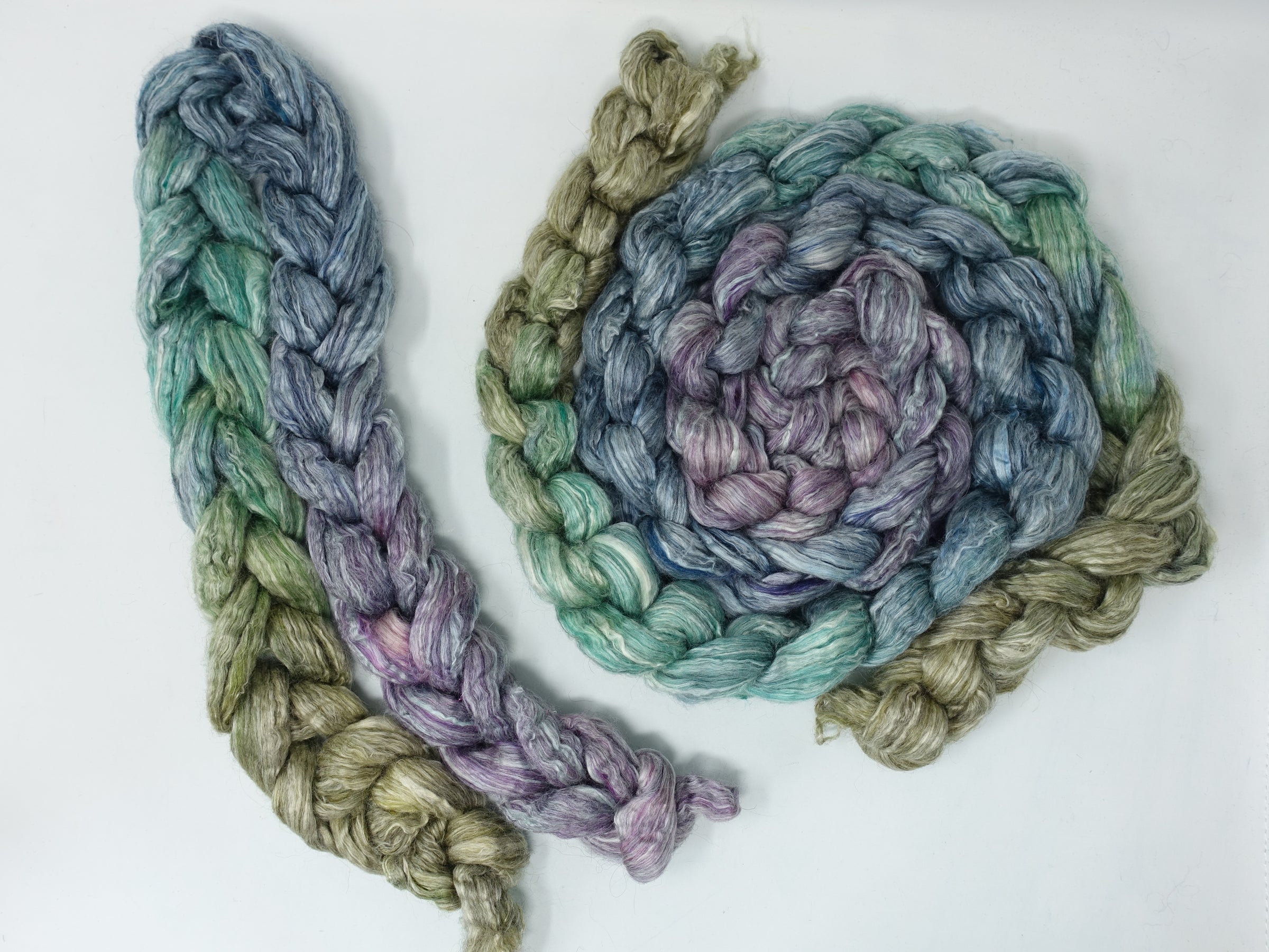 Seacell, BFL & Alpaca- Hand Dyed Gradient. 100g