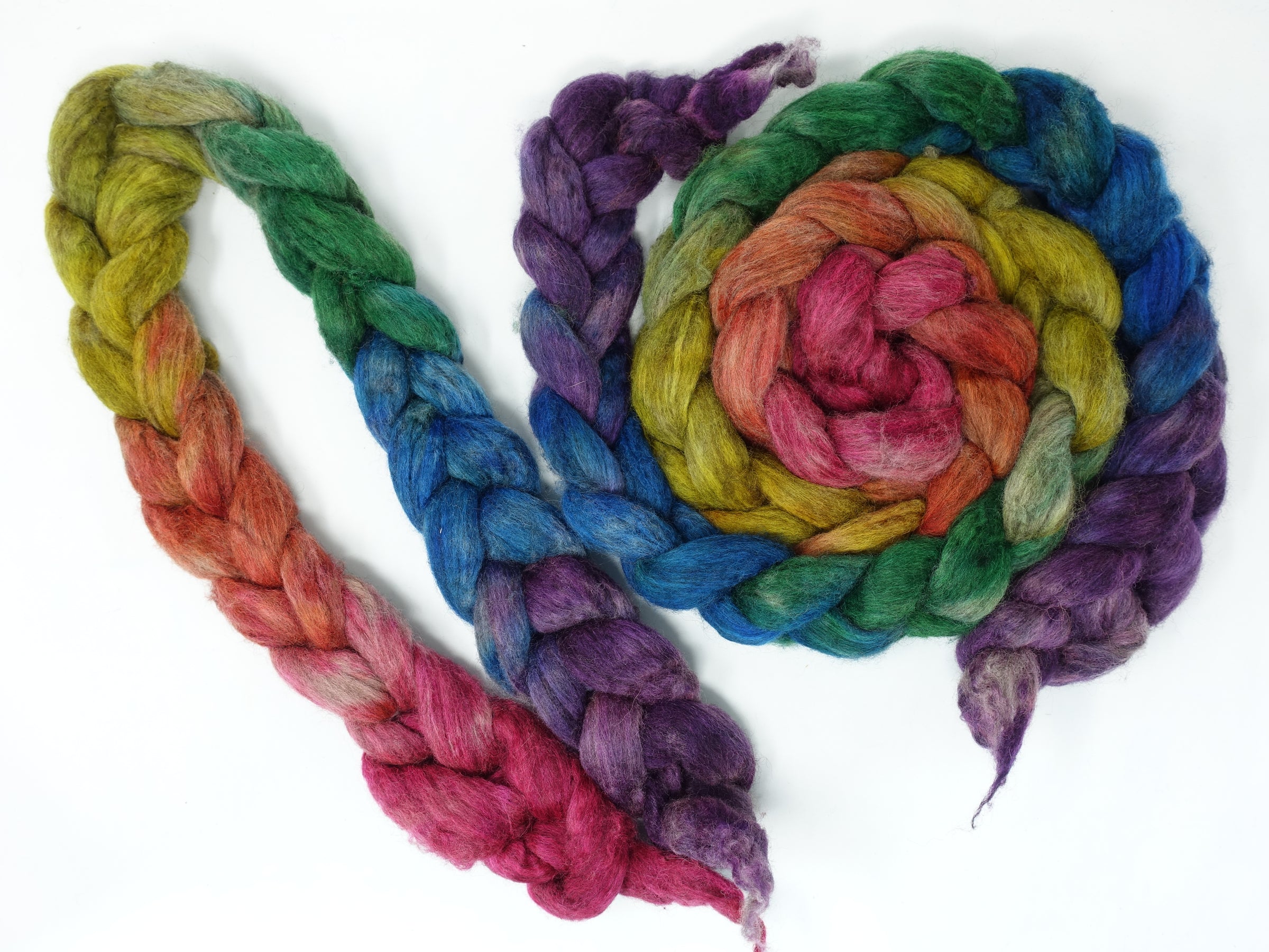 Polwarth & Yak. Hand Dyed Gradient. 100g