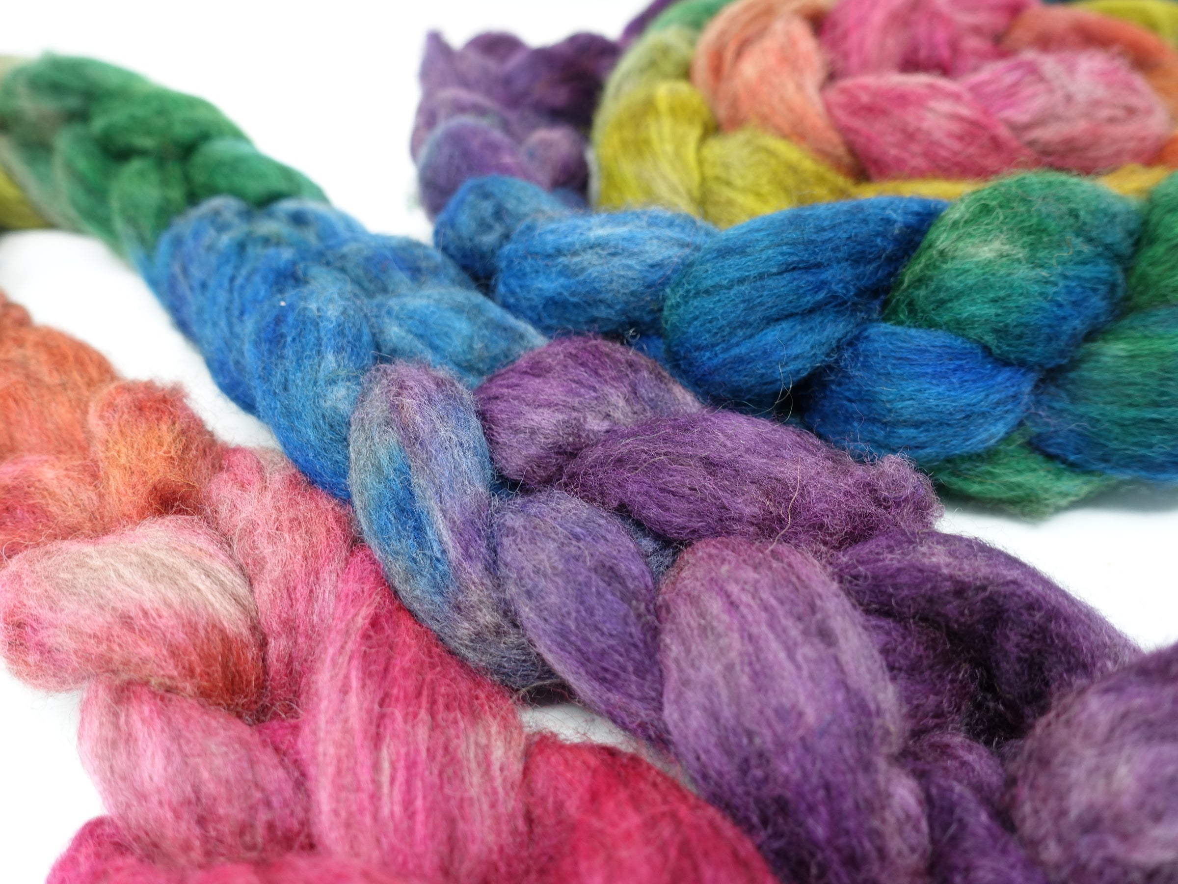 Polwarth & Yak. Hand Dyed Gradient. 100g