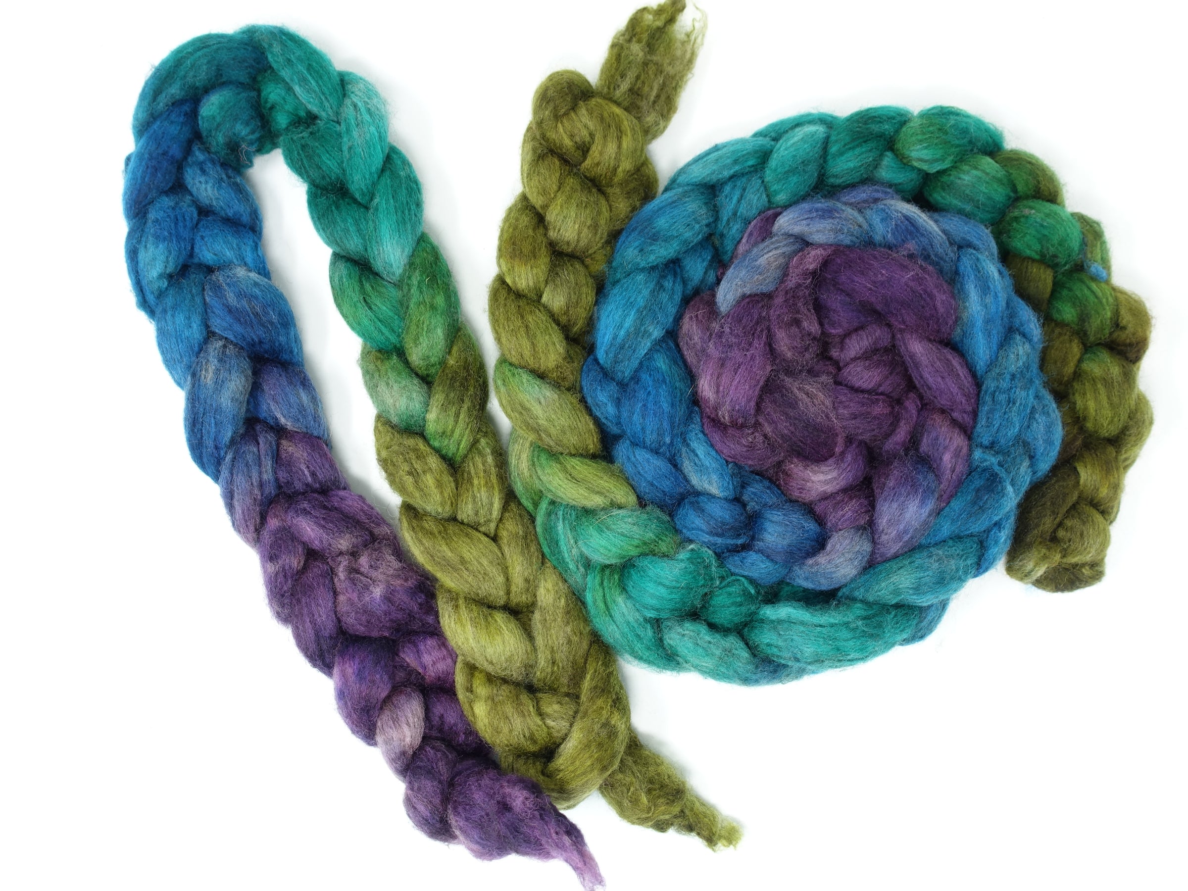 Polwarth & Yak. Hand Dyed Gradient. 100g