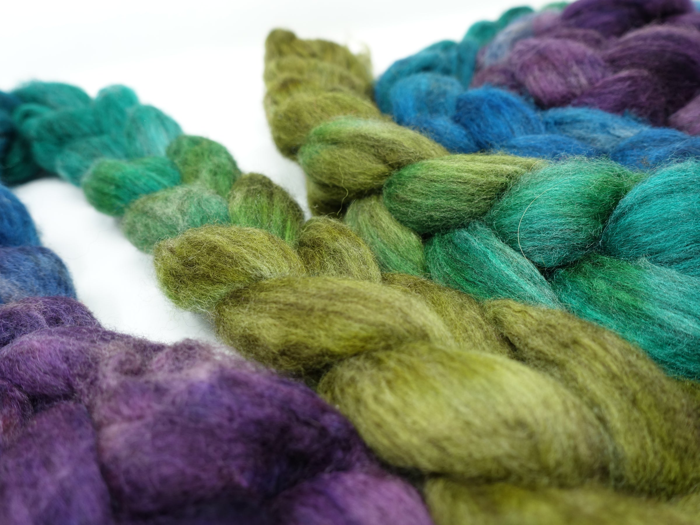 Polwarth & Yak. Hand Dyed Gradient. 100g