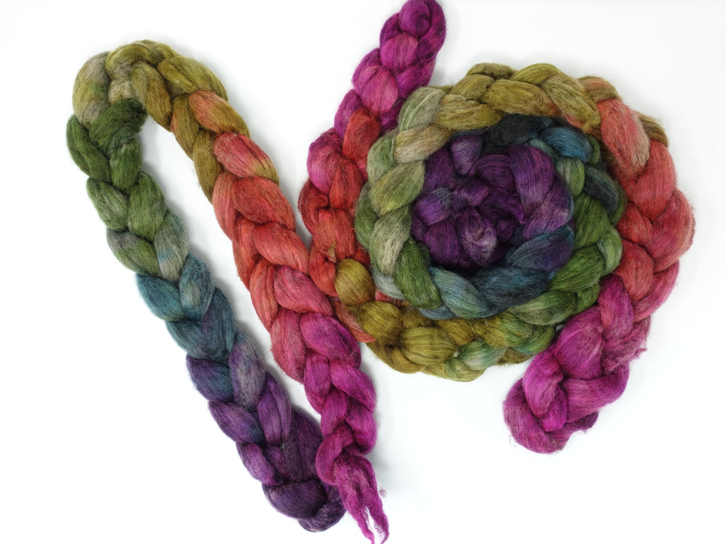 Polwarth & Yak. Hand Dyed Gradient. 100g