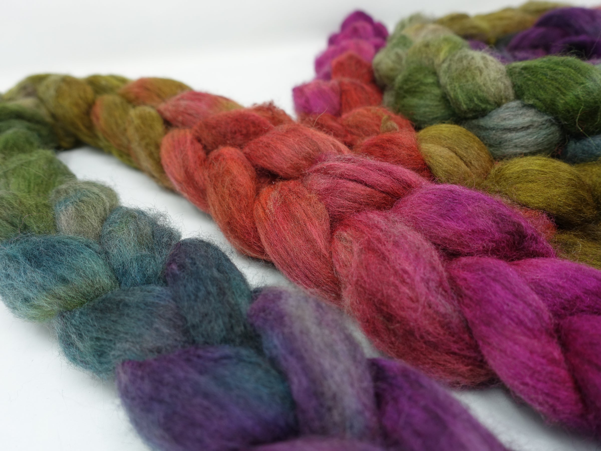 Polwarth & Yak. Hand Dyed Gradient. 100g