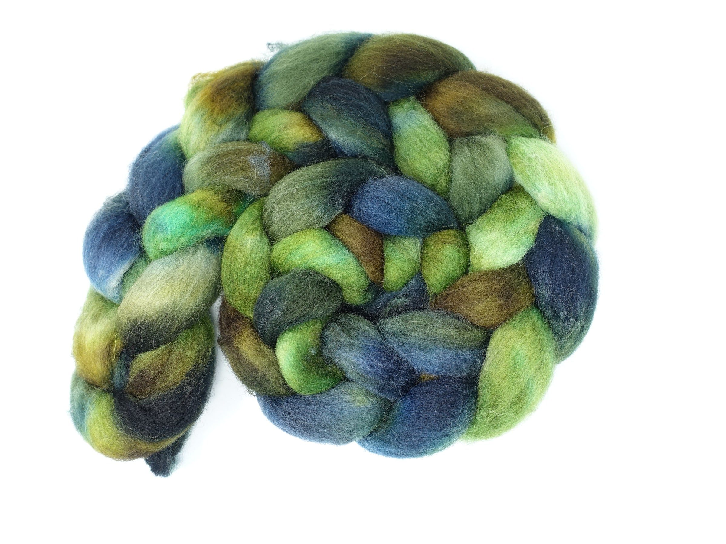 Cambrian Wool, Hand Dyed Variegated. Welsh x BFL Wool, 100g