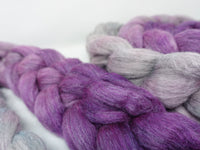 Corriedale & Lotus,  Hand Dyed Gradient. 100g