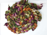 Tweed Wool. South American Wool & Viscose Tweed Nepps. Hand Dyed Variegated 100g