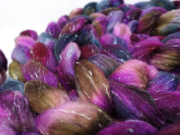 Tweed Wool. South American Wool & Viscose Tweed Nepps. Hand Dyed Variegated 100g