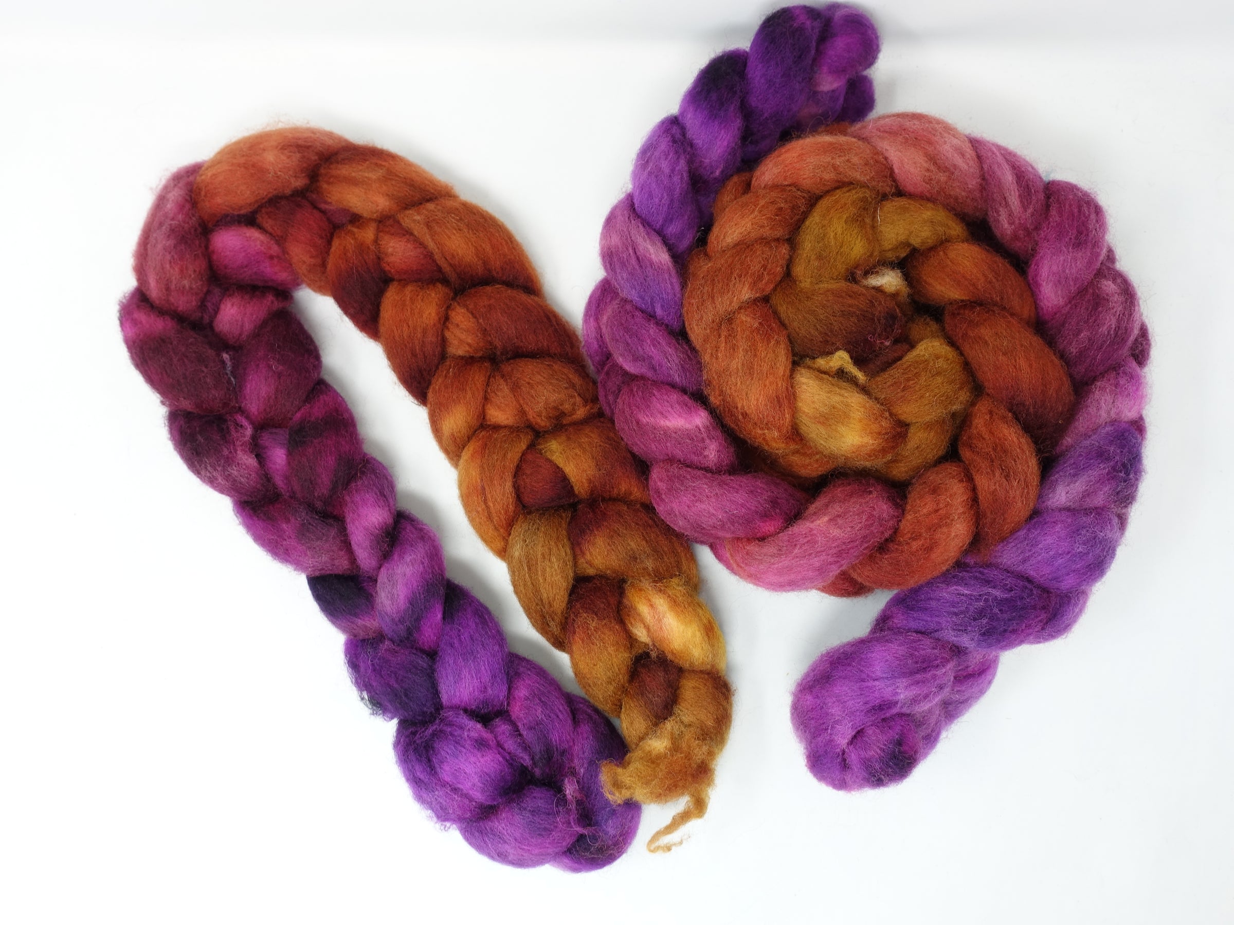 Cambrian Wool, Hand Dyed Gradient. Welsh x BFL Wool, 100g