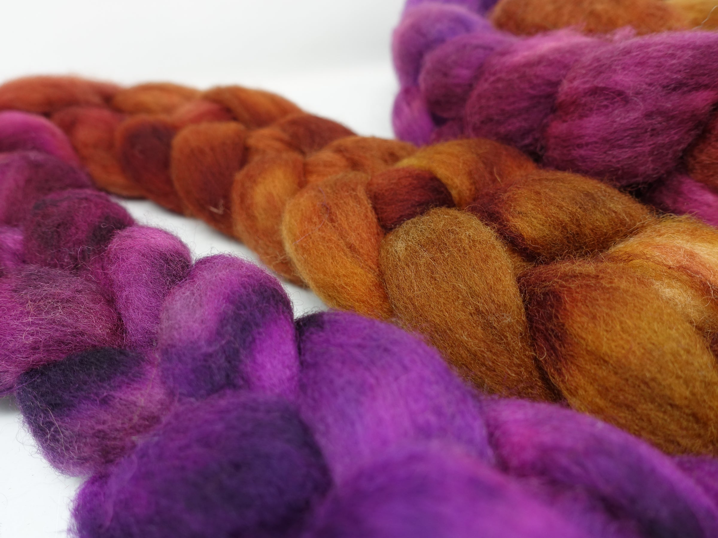 Cambrian Wool, Hand Dyed Gradient. Welsh x BFL Wool, 100g