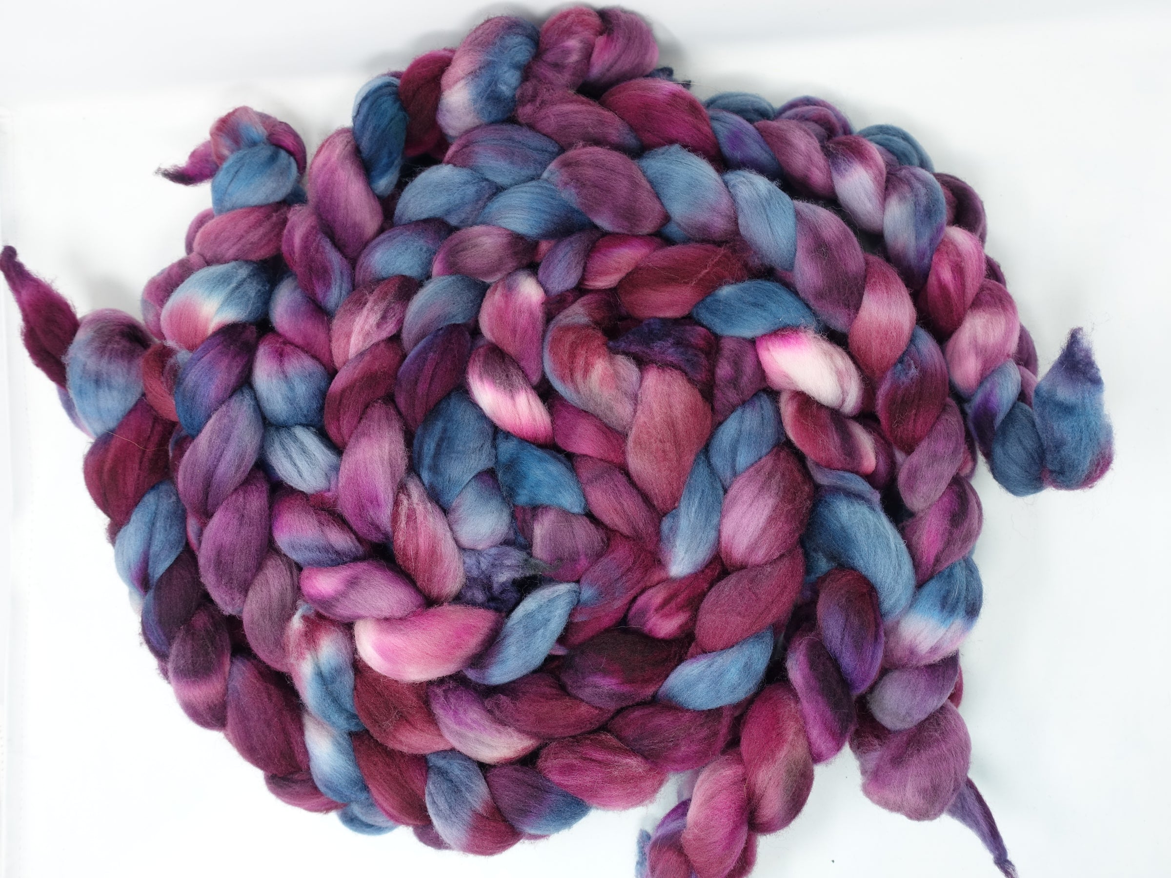 Targhee, Hand Dyed Variegated 100g