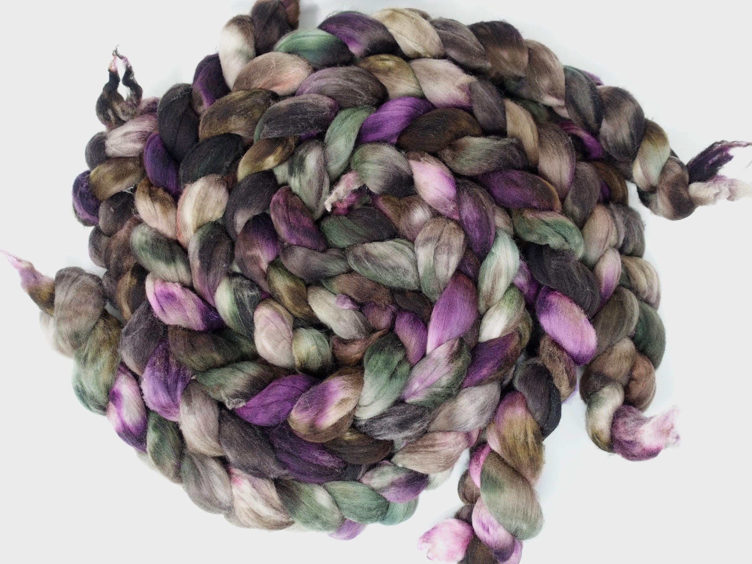 Targhee, Hand Dyed Variegated 100g