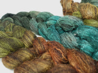 Zwartbles & Silk, Hand Dyed Gradient. 100g