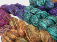 Zwartbles & Silk, Hand Dyed Gradient. 100g
