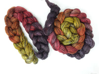 Zwartbles & Silk, Hand Dyed Gradient. 100g