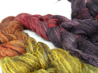 Zwartbles & Silk, Hand Dyed Gradient. 100g