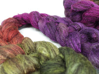 Zwartbles & Silk, Hand Dyed Gradient. 100g
