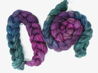 Zwartbles & Silk, Hand Dyed Gradient. 100g