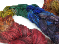 Zwartbles & Silk, Hand Dyed Gradient. 100g