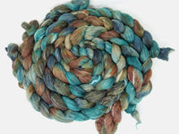 BFL, Alpaca & Seacell. Hand Dyed Variegated 100g