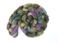 BFL, Alpaca & Seacell. Hand Dyed Variegated 100g