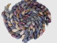 BFL, Alpaca & Seacell. Hand Dyed Variegated 100g