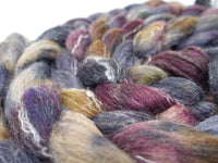 BFL, Alpaca & Seacell. Hand Dyed Variegated 100g