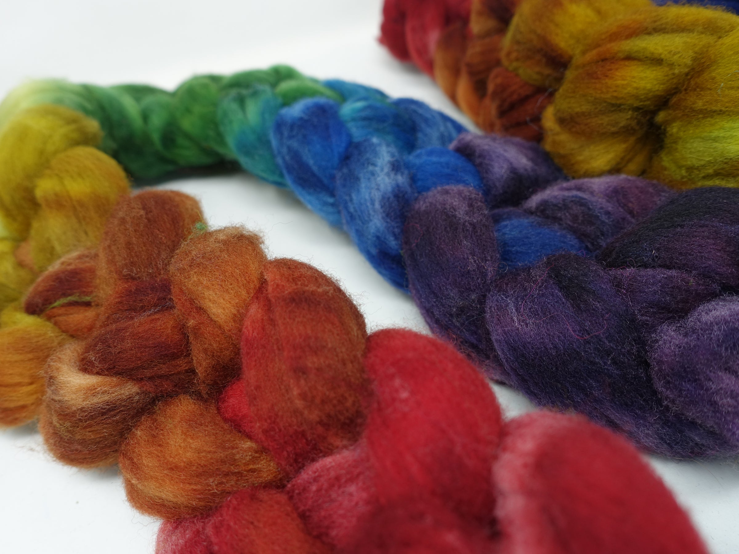 Targhee, Hand Dyed Gradient 100g