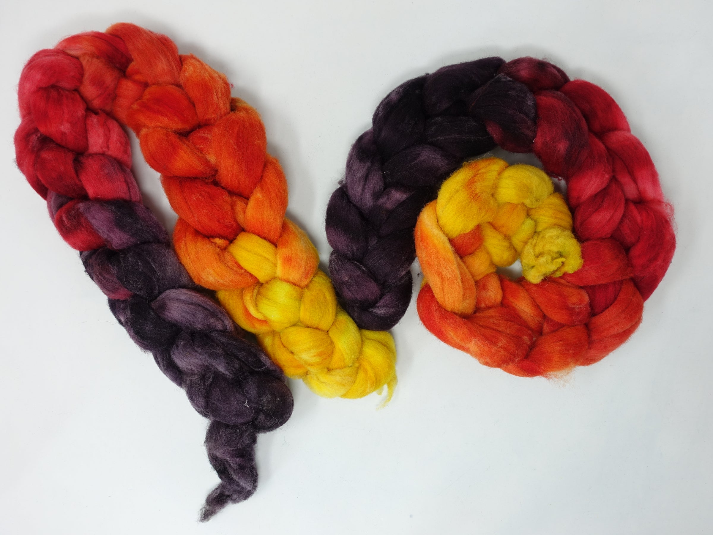 Targhee, Hand Dyed Gradient 100g