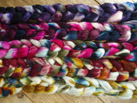 Fade Pack- Targhee, 5 co-ordinating braids, Hand Dyed Wool, 500g
