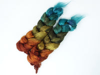 Silk Brick Gradient, Hand Dyed, 50g