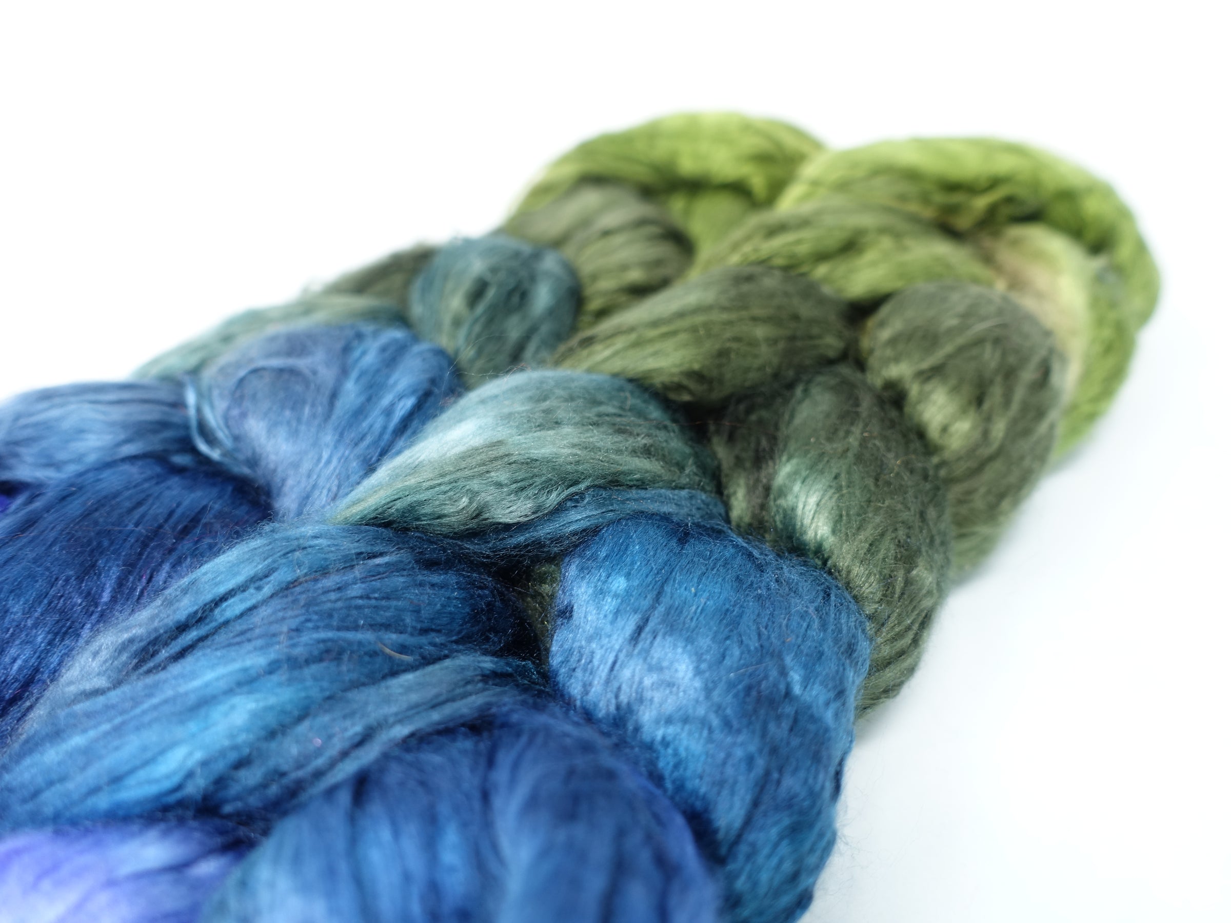 Silk Brick Gradient, Hand Dyed, 50g