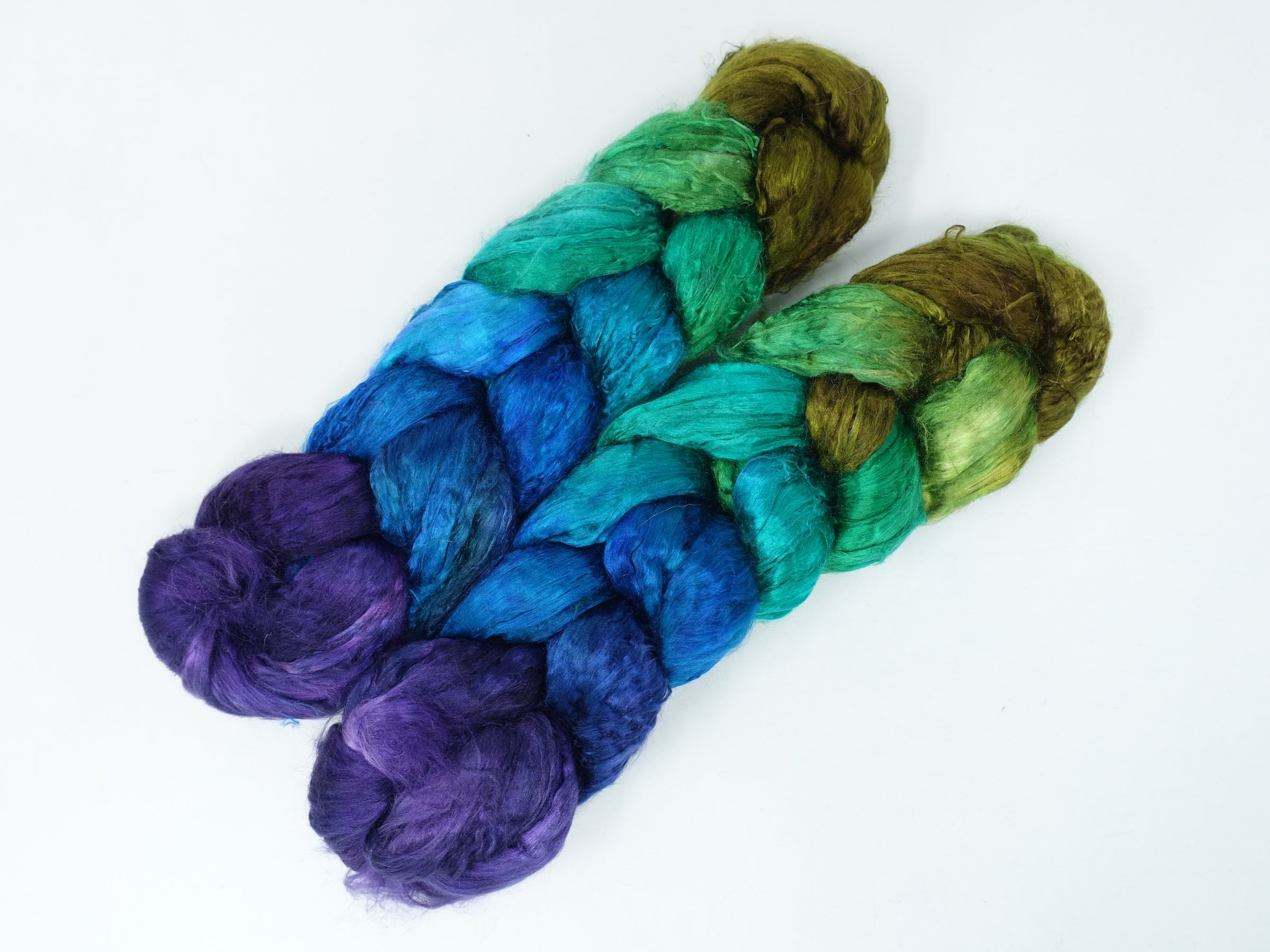Silk Brick Gradient, Hand Dyed, 50g